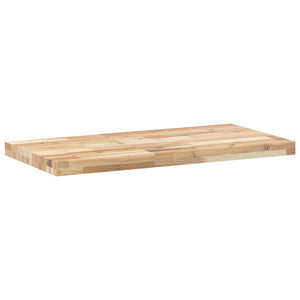 vidaXL Floating Wall Shelf 60x40x4 cm Solid Acacia Wood Untreated
