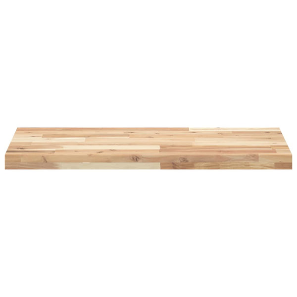 vidaXL Floating Wall Shelf 60x40x4 cm Solid Acacia Wood Untreated