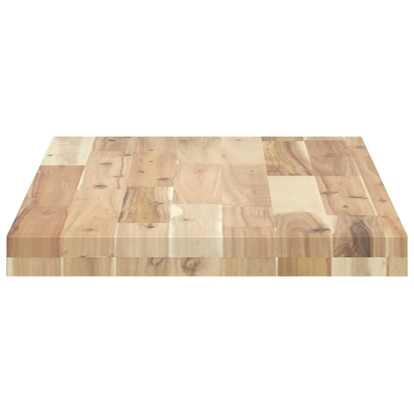 vidaXL Floating Wall Shelf 60x40x4 cm Solid Acacia Wood Untreated