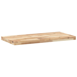 vidaXL Floating Wall Shelves 4 pcs. 80x40x4 cm Solid Acacia Wood Untreated