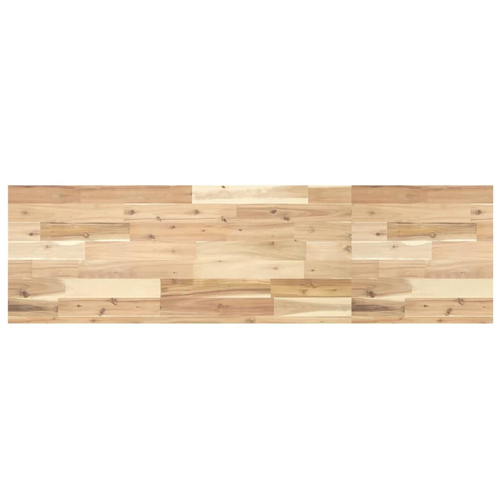 vidaXL Floating Wall Shelf 120x40x4 cm Solid Acacia Wood Untreated