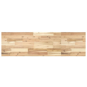 vidaXL Floating Wall Shelf 120x40x4 cm Solid Acacia Wood Untreated