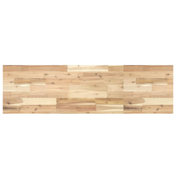 vidaXL Floating Wall Shelf 120x40x4 cm Solid Acacia Wood Untreated
