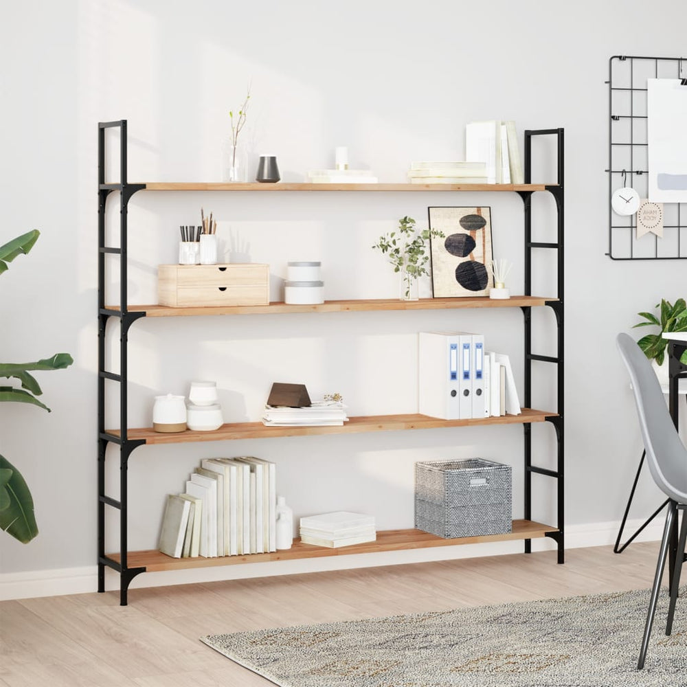 vidaXL Floating Wall Shelf 120x20x2 cm Solid Acacia Wood Oil-Treated
