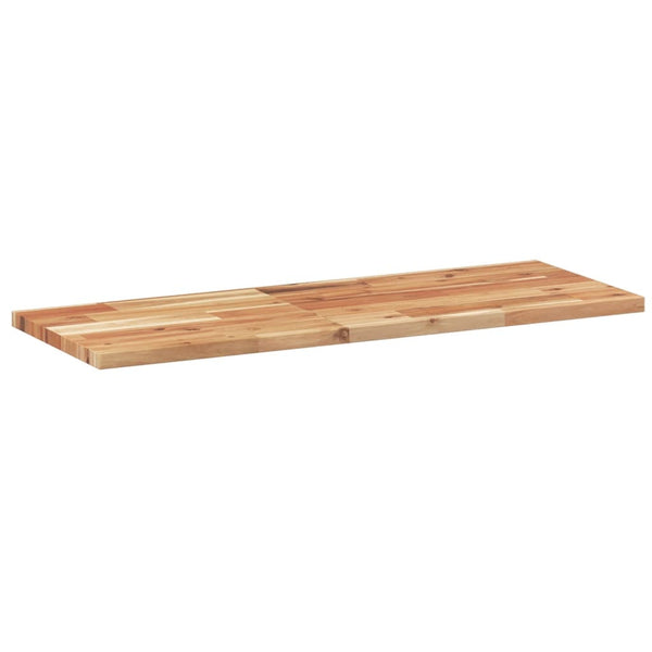 vidaXL Floating Wall Shelf 100x30x2 cm Solid Acacia Wood Oil-Treated