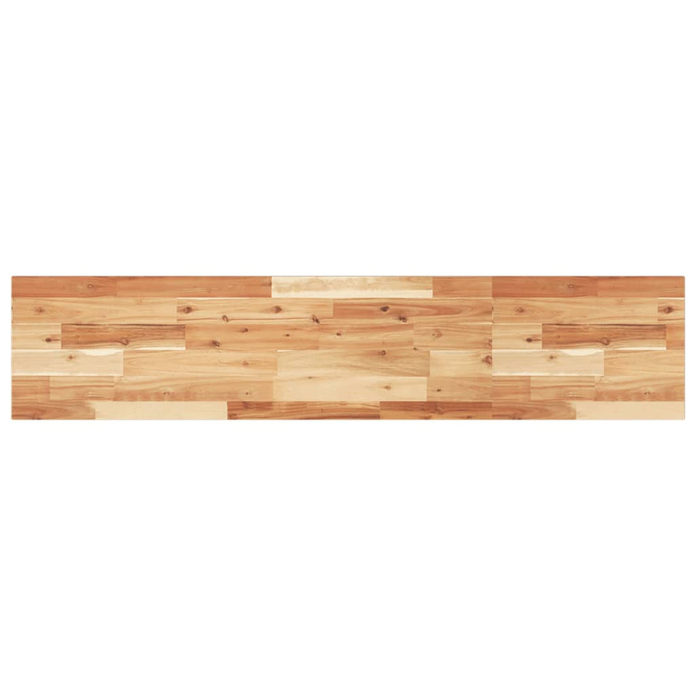 vidaXL Floating Wall Shelf 160x30x2 cm Solid Acacia Wood, Oil-Treated