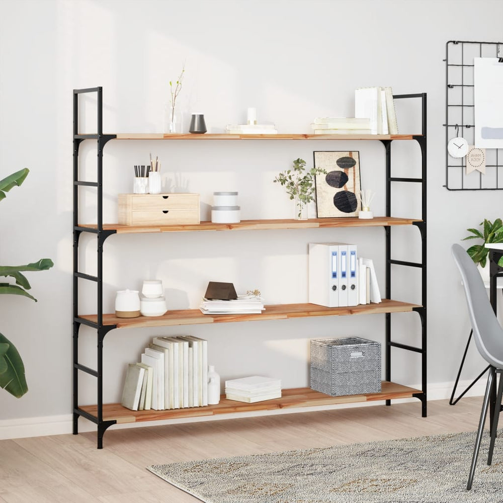 vidaXL Floating Wall Shelf 160x30x2 cm Solid Acacia Wood, Oil-Treated
