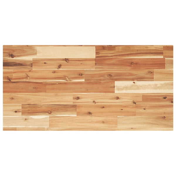 vidaXL Floating Wall Shelf 100x40x2 cm Solid Acacia Wood Oil-Treated