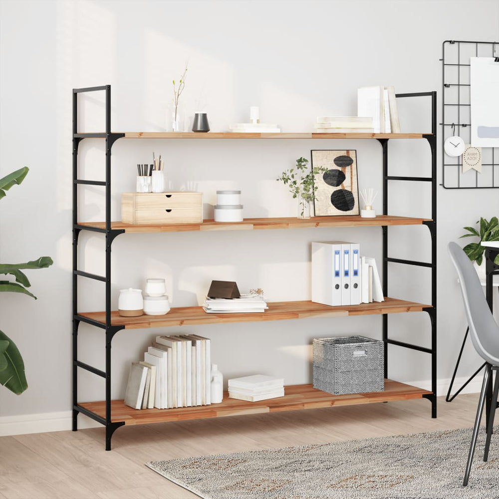 vidaXL Floating Shelf 120x40x2 cm Solid Acacia Wood, Oil-Treated