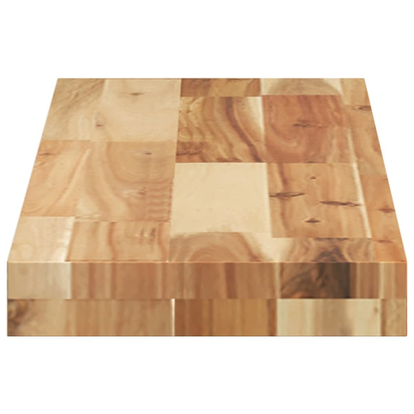 vidaXL Floating Wall Shelves 2 pcs. 80x20x4 cm Solid Acacia Wood Oil-treated