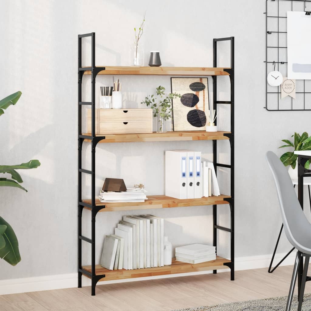 Schweberegale 100x20 Akazie Massivholz 2er Set