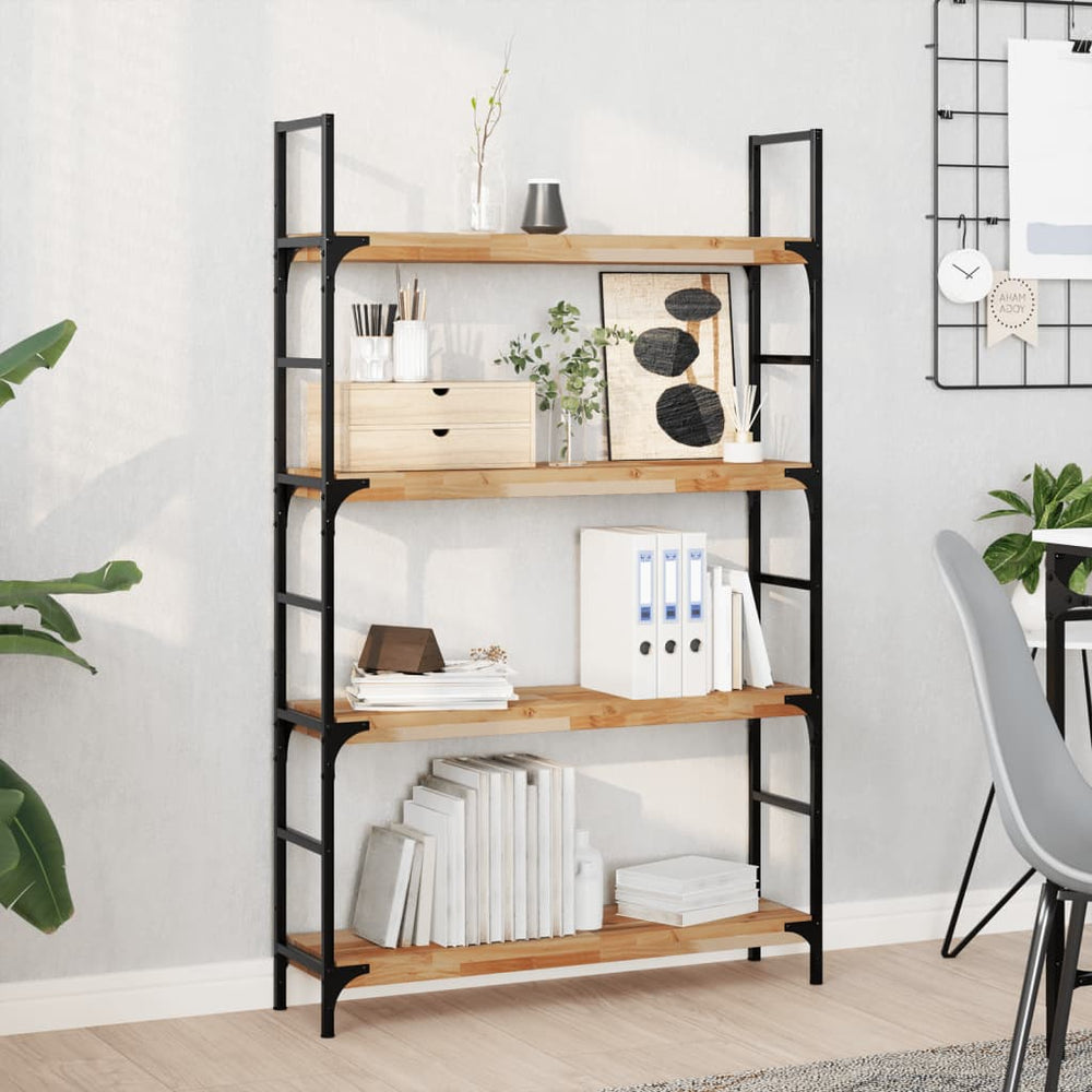 Akazie Schweberegale 100 cm, 4er Set