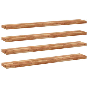 Akazie Schweberegale 120cm, 4er Set