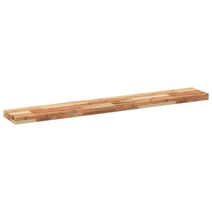 Massivholz Schweberegale, 140 cm, 2er-Set