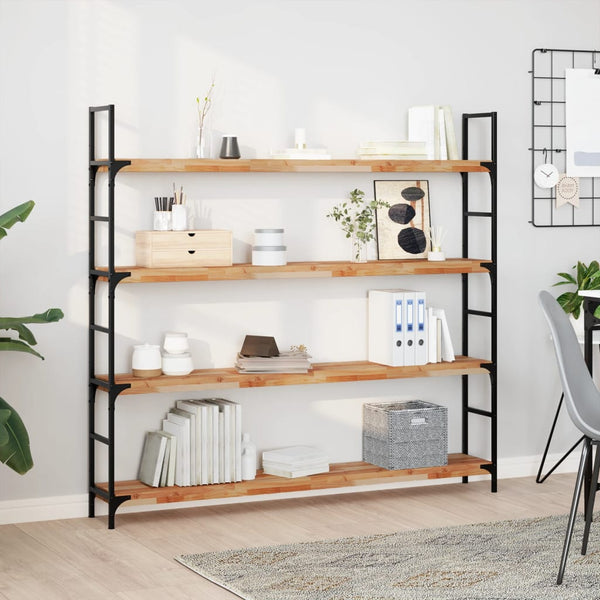 Massivholz Schweberegal Akazie 160cm