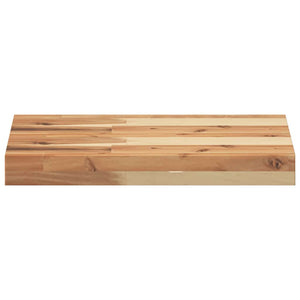 Akazie Schweberegale 4er Set 40cm