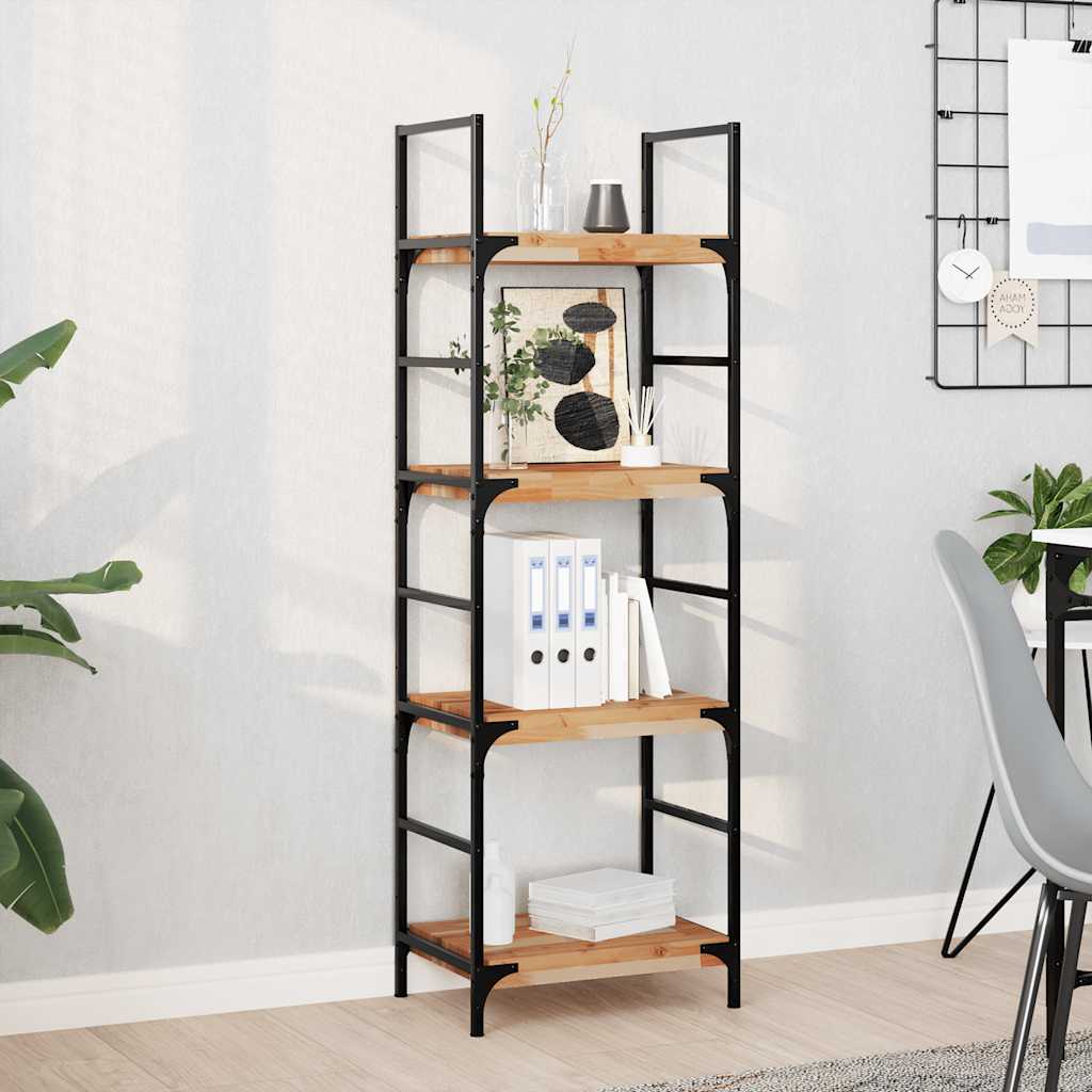 Akazie Schweberegale 4er Set 40cm