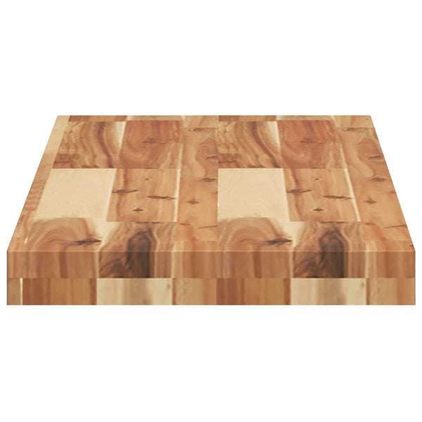 Schweberegal Akazie 80x30 cm Massivholz
