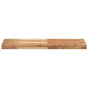 Schweberegale 80cm Akazie Massivholz 3er Set