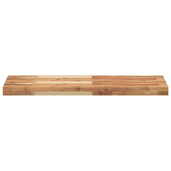 Schweberegale 80cm Akazie Massivholz 3er Set
