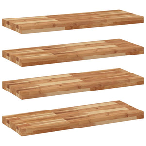 Akazie Schweberegale 80cm, 4er Set
