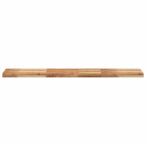 Massivholz Akazie Schweberegal, 160 cm