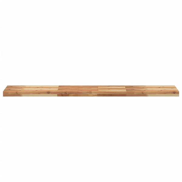 Massivholz Akazie Schweberegal, 160 cm