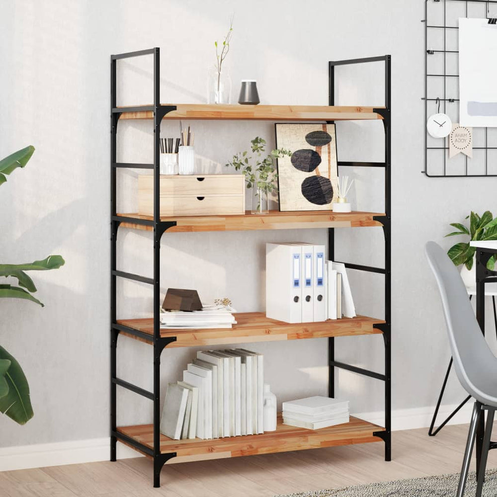Akazie Massivholz Schweberegale 60x40 cm, 3er Set