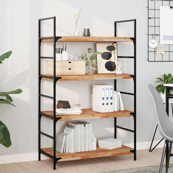 Massivholz Schweberegale Akazie 80x40 cm, 2er Set