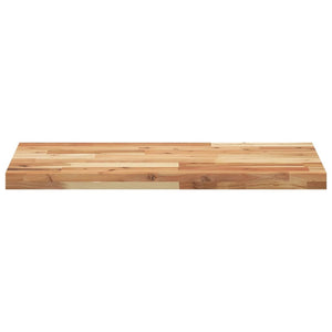 Akazie Massivholz Schweberegale, 4er-Set