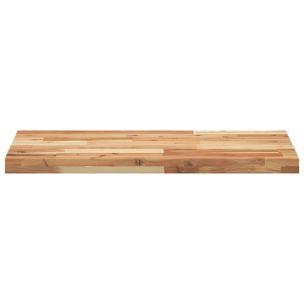 Akazie Massivholz Schweberegale, 4er-Set