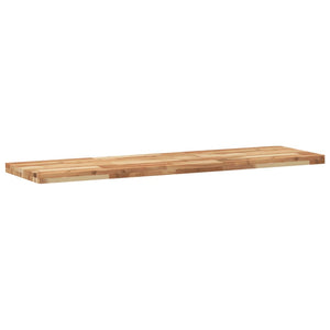 Massivholz Akazie Schweberegale, 120 cm, 2er-Set