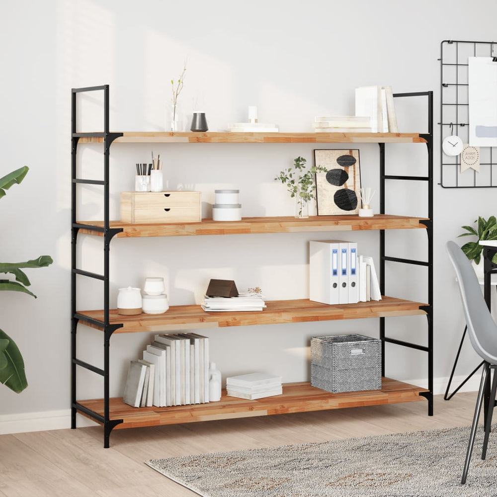 Massivholz Schweberegal Akazie 160 cm