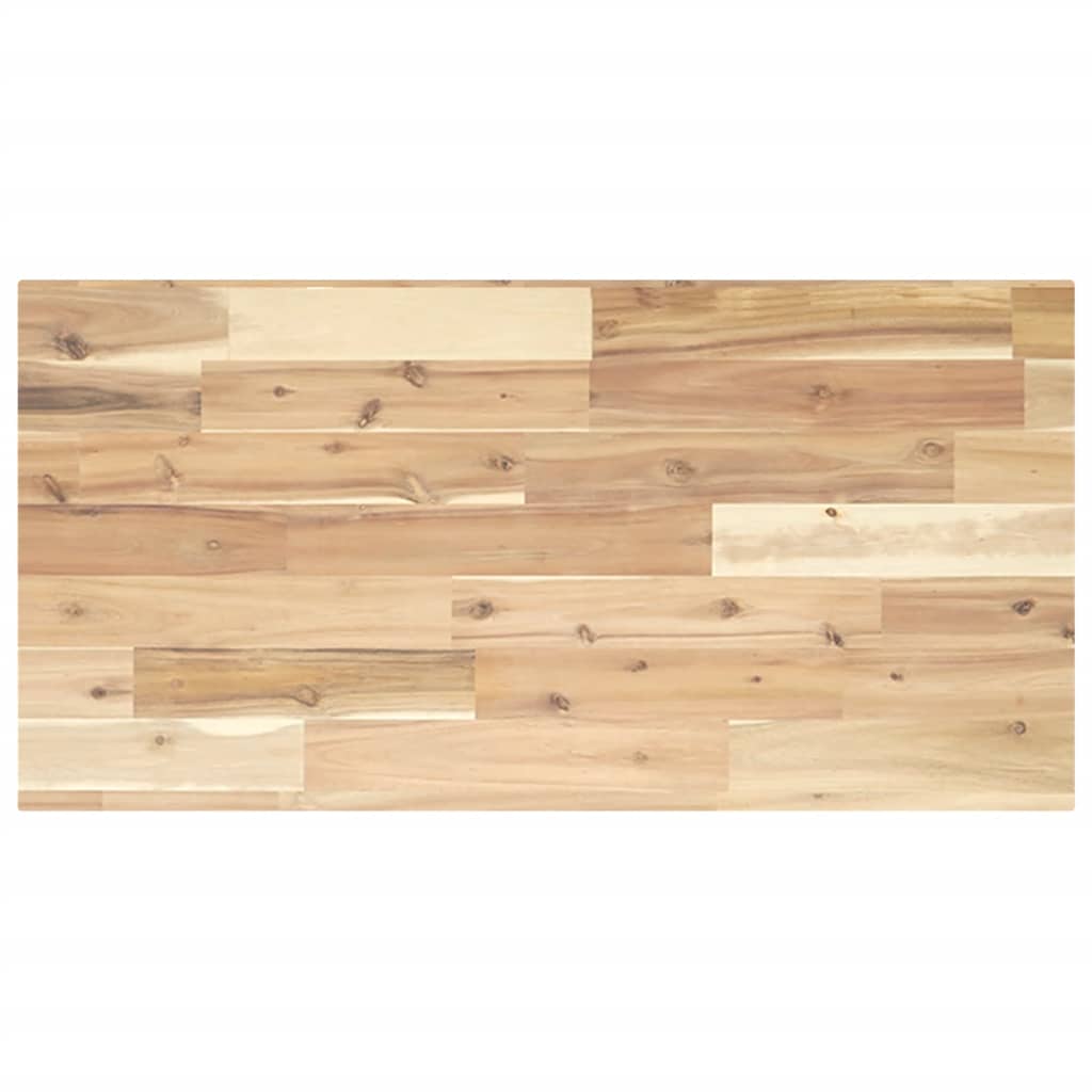 vidaXL Untreated Sink Countertop 80x40x2 cm Solid Acacia Wood