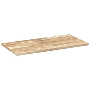 vidaXL Untreated Sink Countertop 80x40x2 cm Solid Acacia Wood