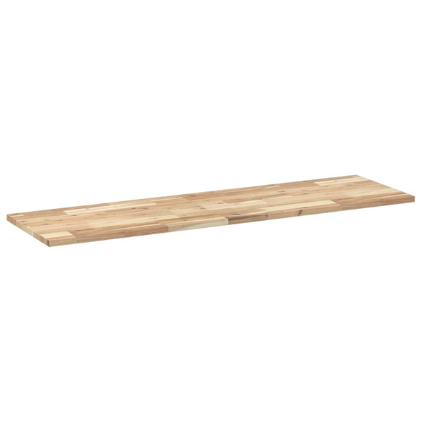 vidaXL Untreated Vanity Top 140x40x2 cm Solid Acacia Wood