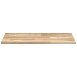vidaXL Untreated Sink Countertop 100x50x2 cm Solid Acacia Wood