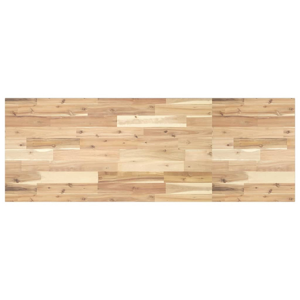 vidaXL Untreated Sink Countertop 120x50x2 cm Solid Acacia Wood