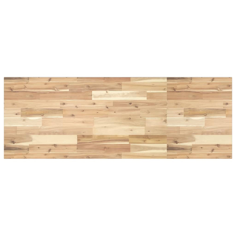 vidaXL Untreated Sink Countertop 140x50x2 cm Solid Acacia Wood