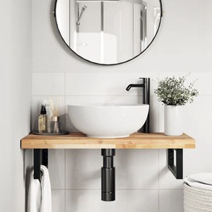 vidaXL Untreated Sink Countertop 100x40x4 cm Solid Acacia Wood