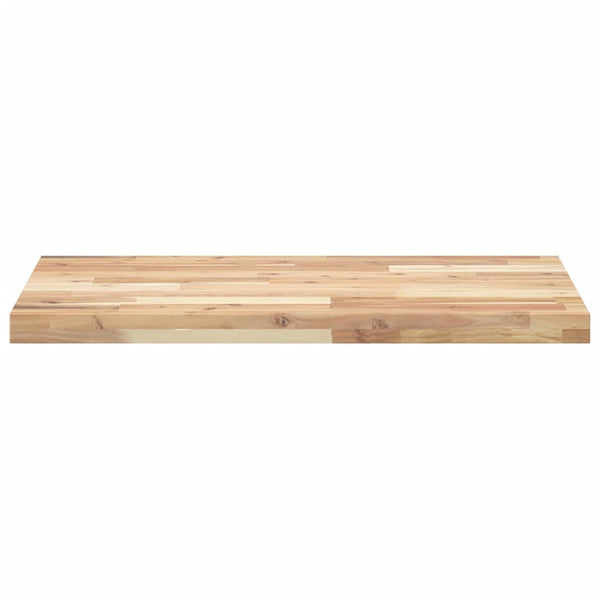 vidaXL Untreated Sink Countertop 140x50x4 cm Solid Acacia Wood