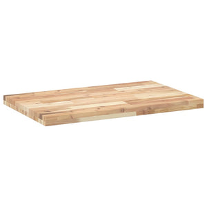 vidaXL Untreated Sink Countertop 140x50x4 cm Solid Acacia Wood