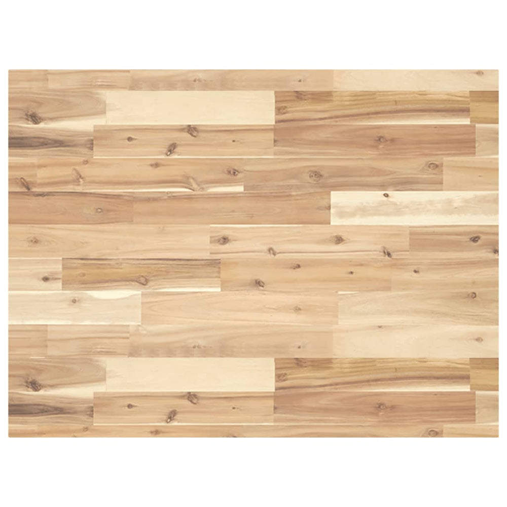 vidaXL Washbasin Top Untreated 80x60x4 cm Solid Acacia Wood