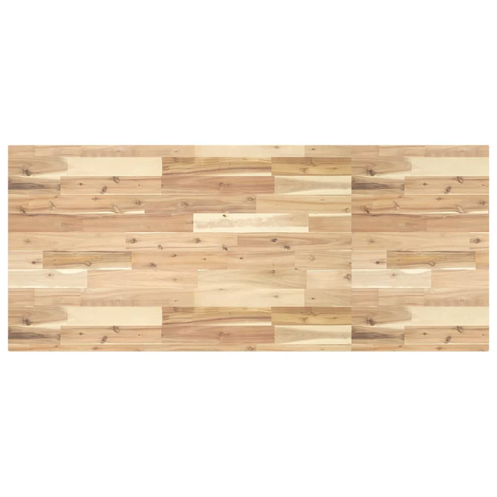 vidaXL Untreated Sink Countertop 120x60x4 cm Solid Acacia Wood