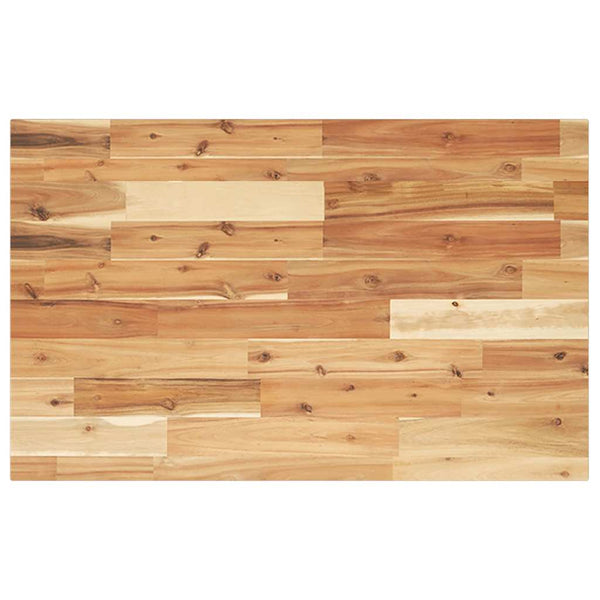 vidaXL Washbasin Countertop Oil Finish 80x50x2 cm Solid Acacia Wood