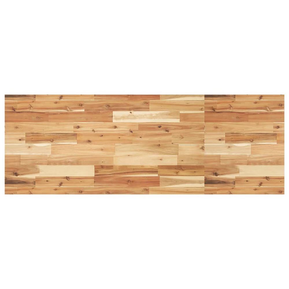 vidaXL Acacia Solid Wood Vanity Top Oil Finish 140x50x2 cm
