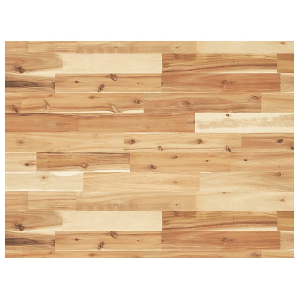 vidaXL Solid Acacia Wood Vanity Top with Oil Finish 100x60x4 cm