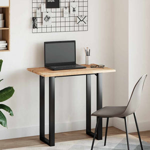vidaXL Desk Top Untreated 80x50x2 cm Solid Acacia Wood