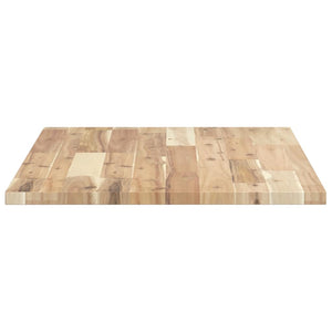vidaXL Desk Top Untreated 80x50x2 cm Solid Acacia Wood