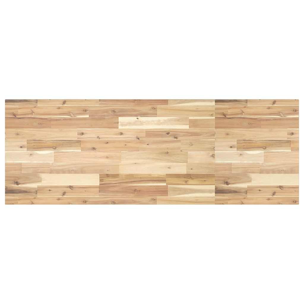 vidaXL Desk Tabletop Untreated 140x50x2 cm Solid Acacia Wood